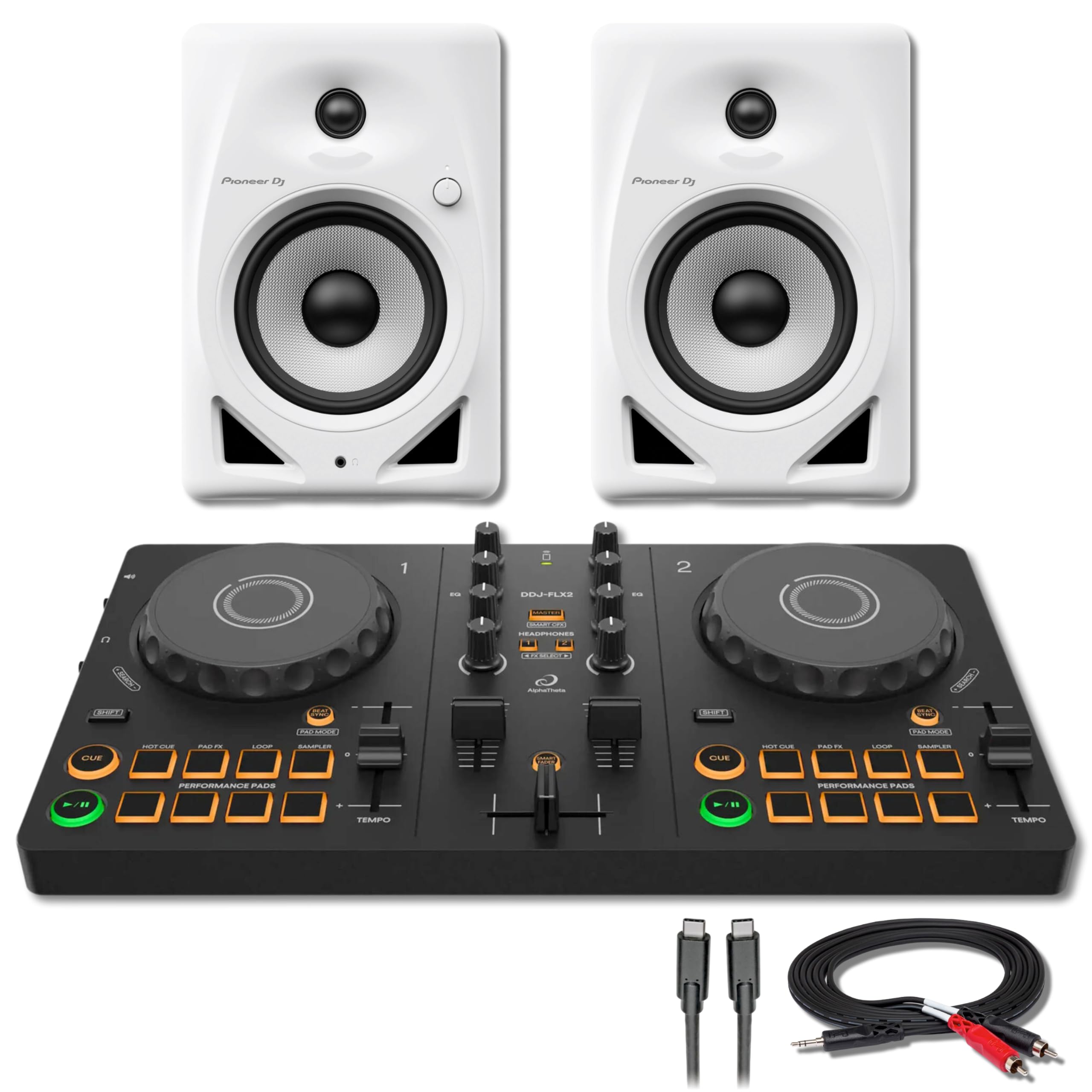 Amazon.com: AlphaTheta DDJ-FLX2 2-Deck DJ Controller with