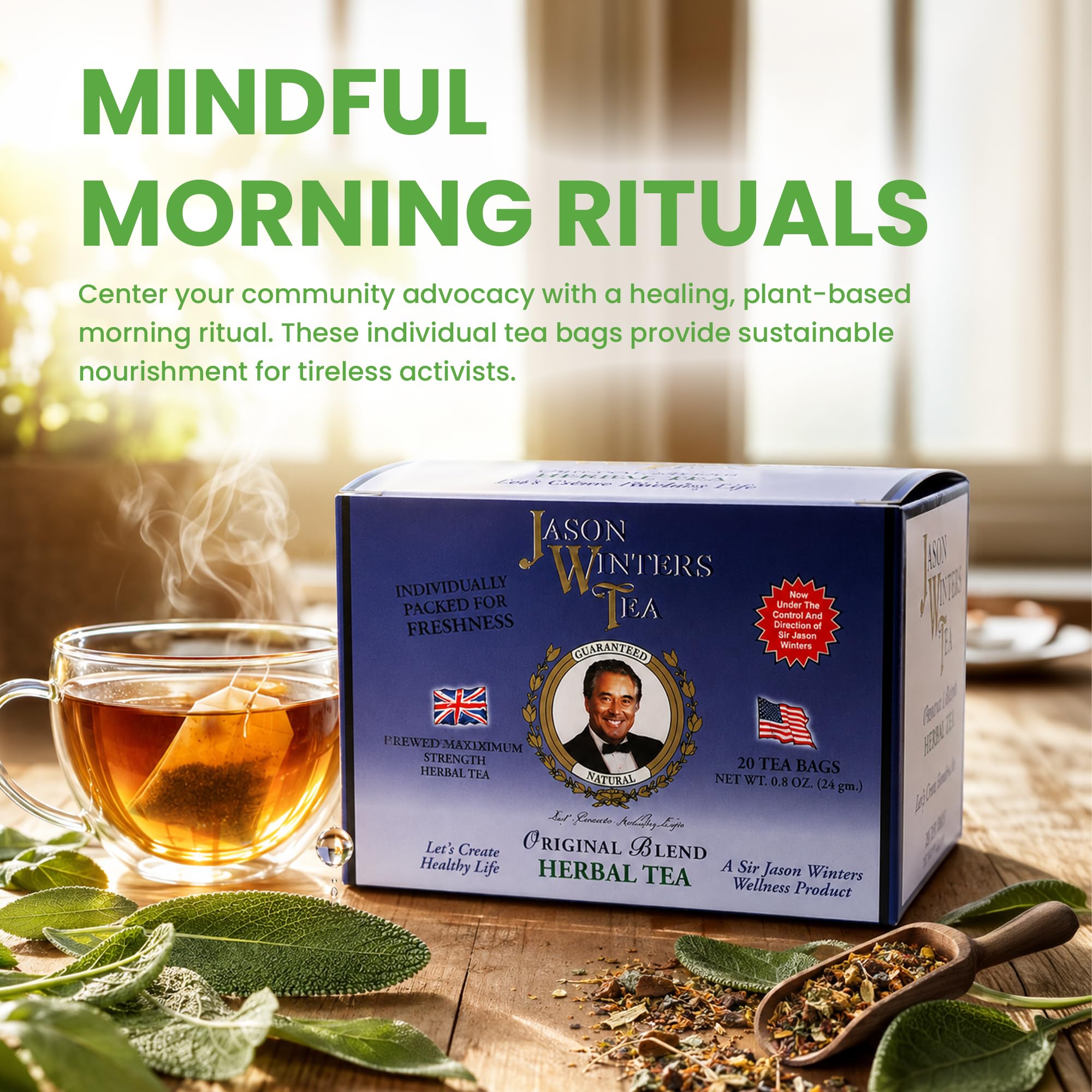 Amazon.com : Jason Winters Original Blend Tea Bags with Sage