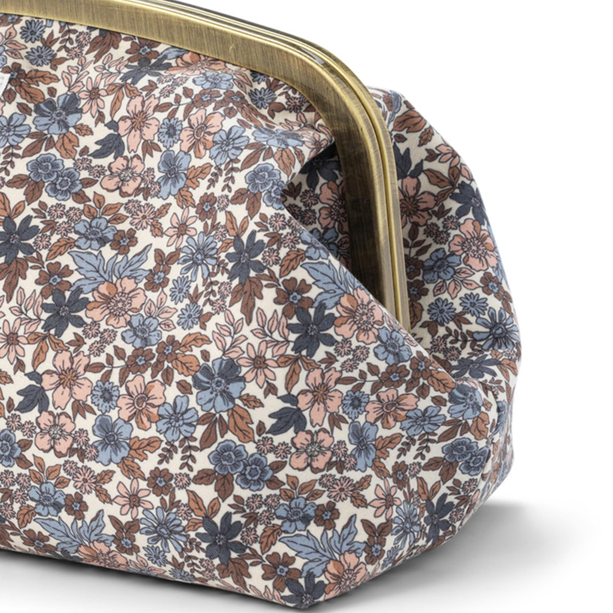 Elodie Details Bolsa de Aseo Zip&Go de Lona - Forma rígida - Cambio de bebé y Accesorios - Jardin Bleu