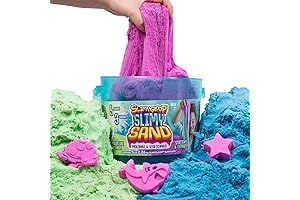 Bucket of Fluffy Slime Sand: Ultimate Sensory Play