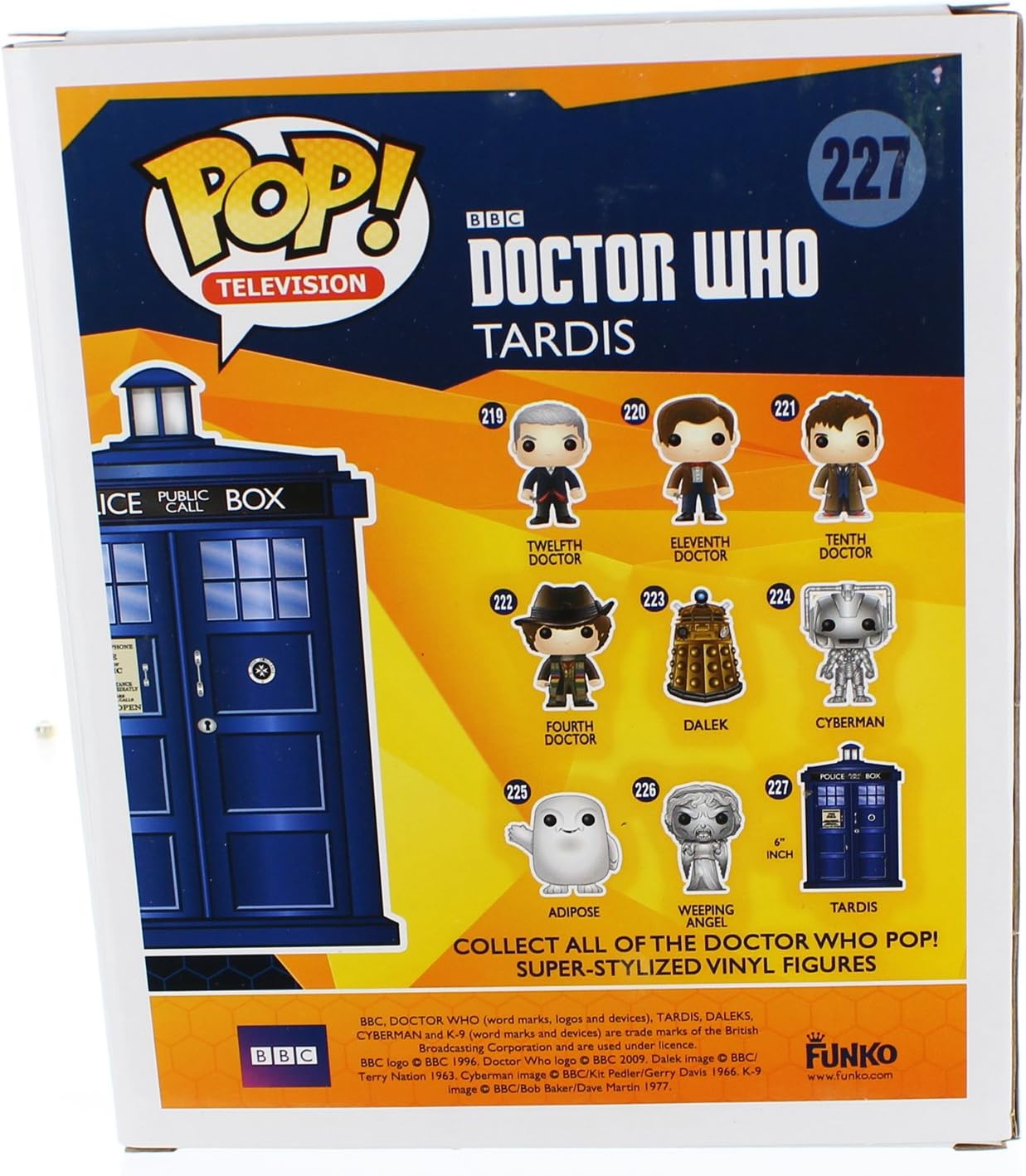 Funko 5286 POP TV: Doctor Who Tardis 6" Action Figure