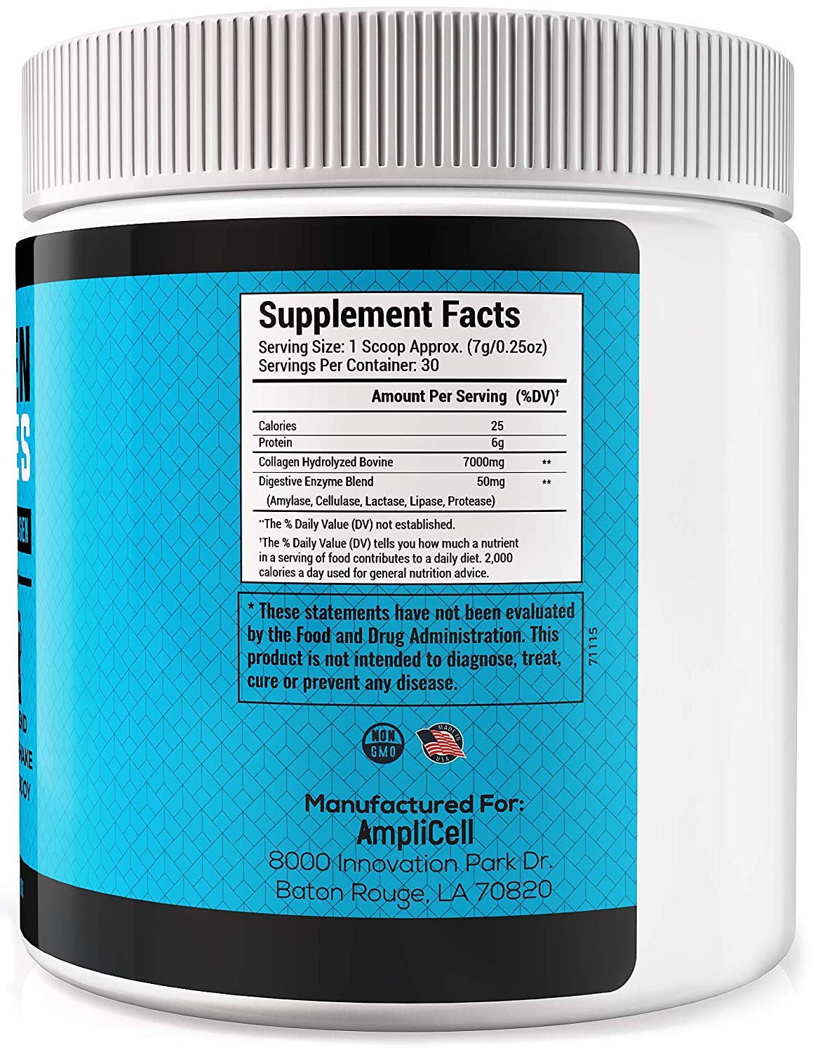 Collagen Peptides 210g Hydrolyzed Collagen Type 1 & Type 3 Multi