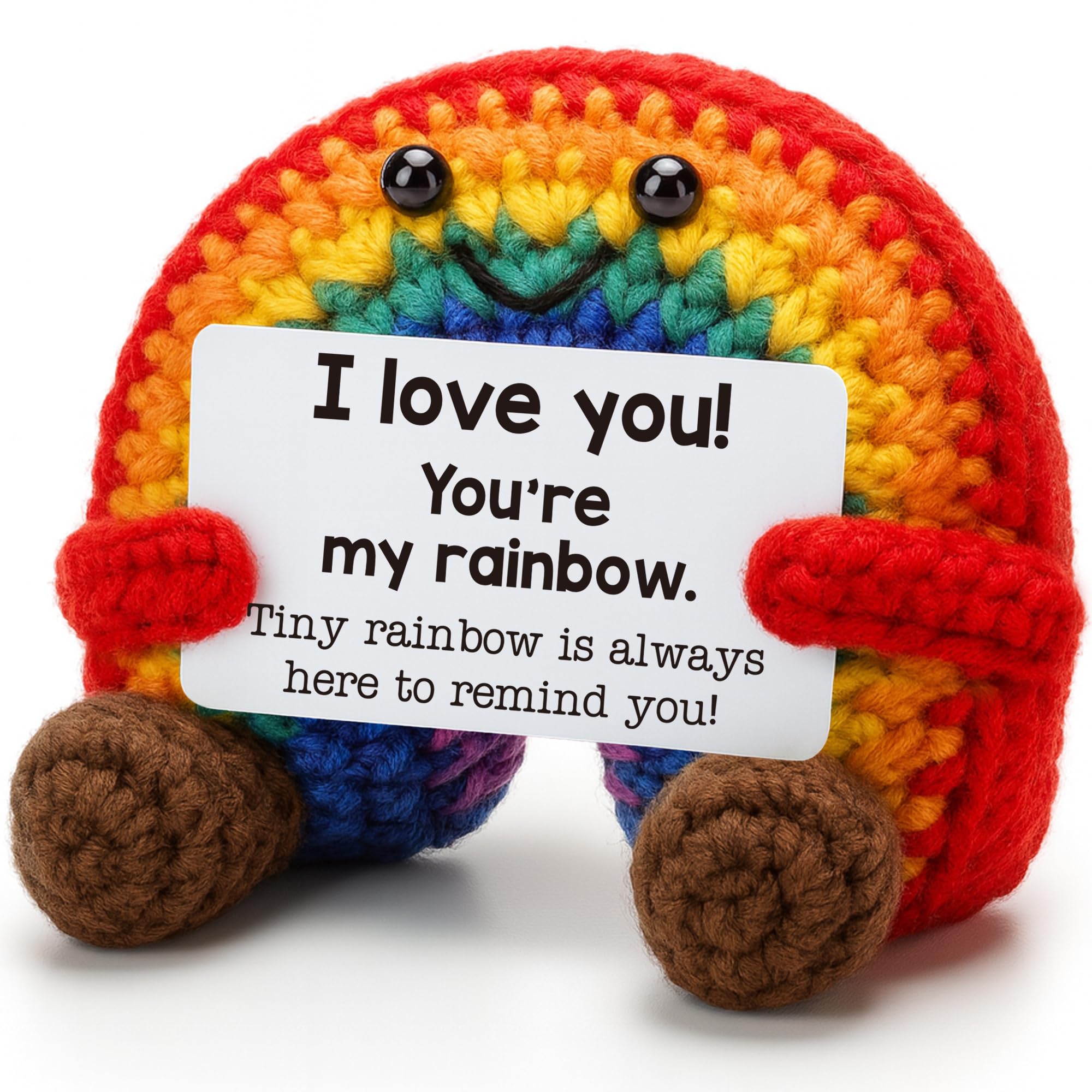 Mothers Day Birthday Gifts for Gay Lesbian LGBTQ+ Pride Month Graduation Gifts for Partner I Love You Gift for Wedding Anniversary Long Distance Gay Boyfriend Lesbian Girlfriend Handmade Rainbow Gift
