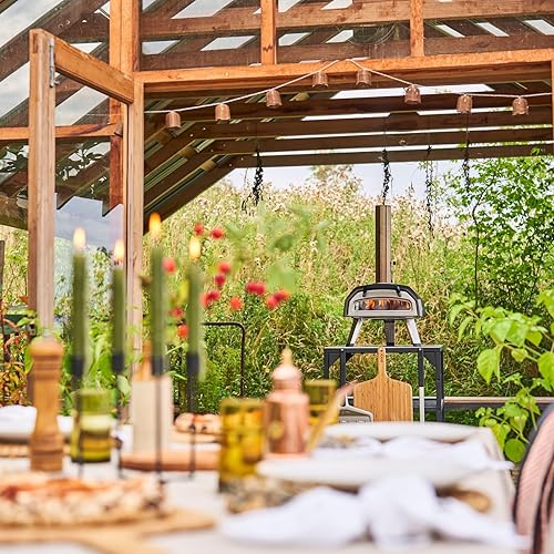 Miniatura 7 de Ooni Karu - Horno de pizza multicombustible para exteriores de 0.42 oz con cáscara de pizza perforada ooni de 12 pulgadas y cáscara giratoria ooni -