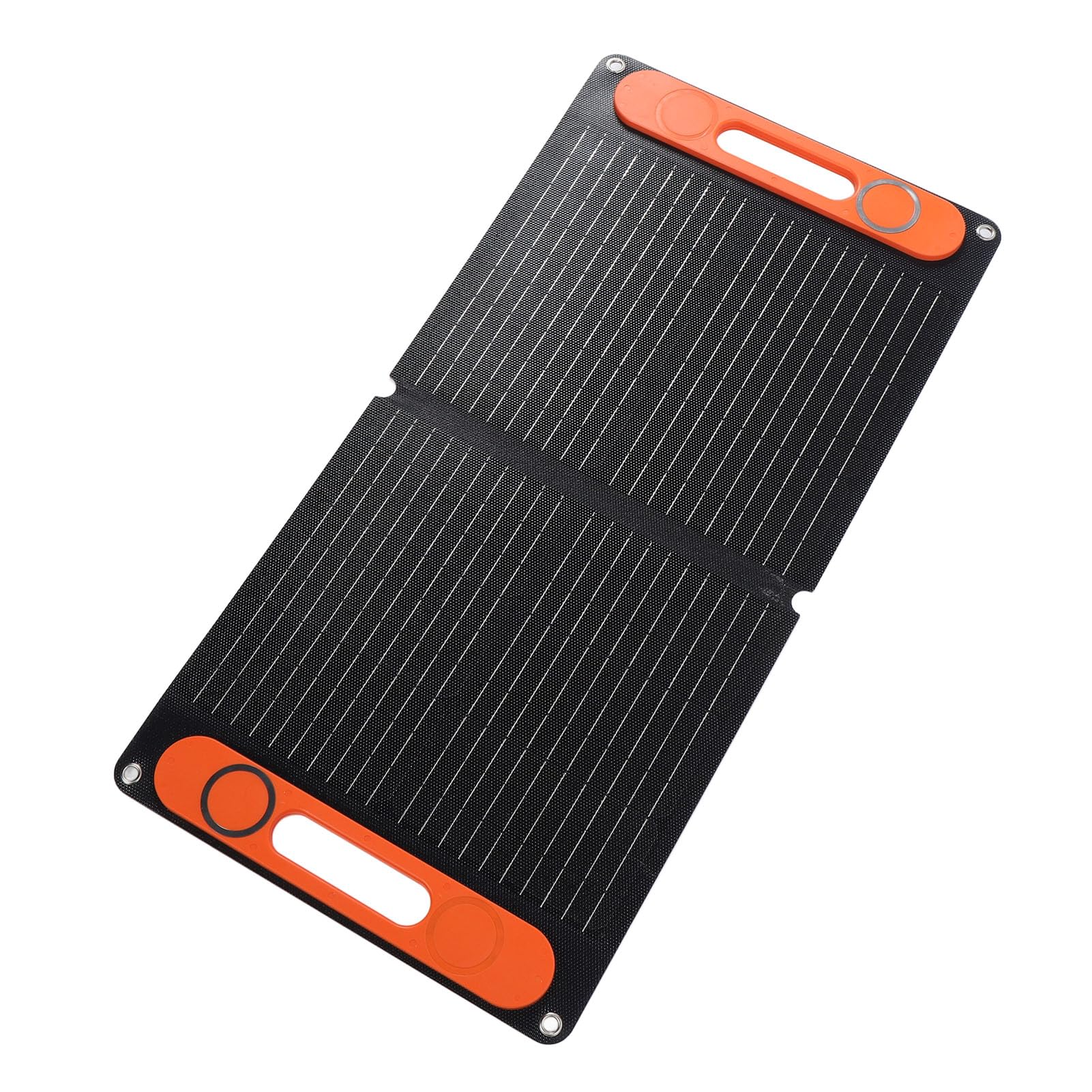 lyrlody 80W Składany Panel Słoneczny, Klemmy Akumulatora Podwójne USB