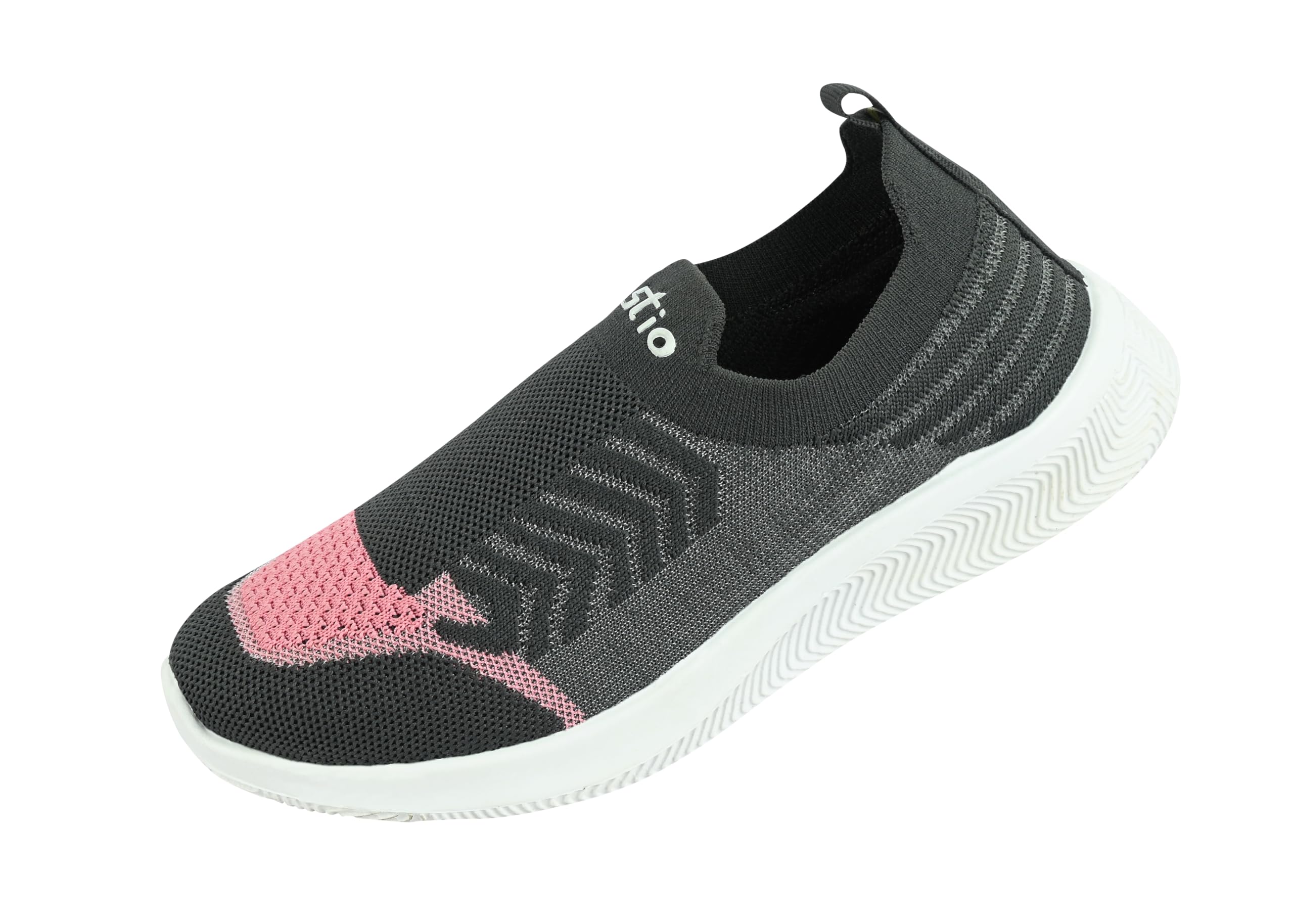 Stio LIKE-59 Flexible Memory Foam Womens Shoes for Walking Gym Training,Casual, Sports,Slip-On,Lightweight Lace up Athletics Slipon Running Sneaker for Ladies and Girls Dark Grey (B0DHW1J97F) Amazon Price History, Amazon Price Tracker