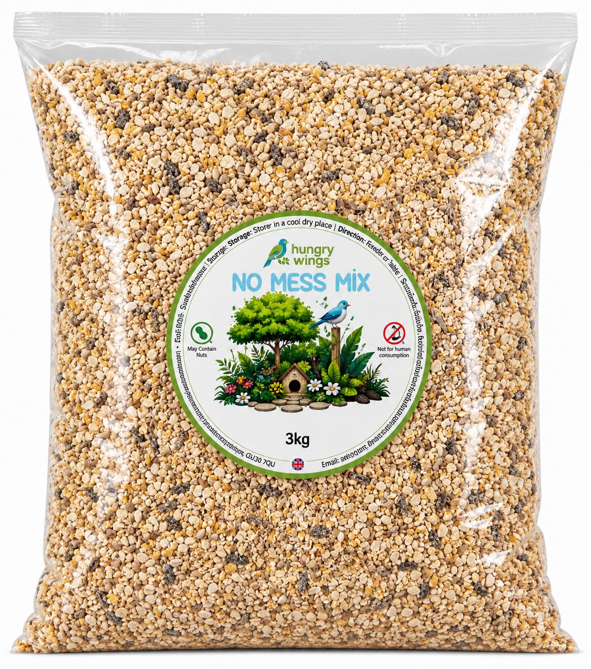 Wild Bird Food (3kg, No Mess Mix)