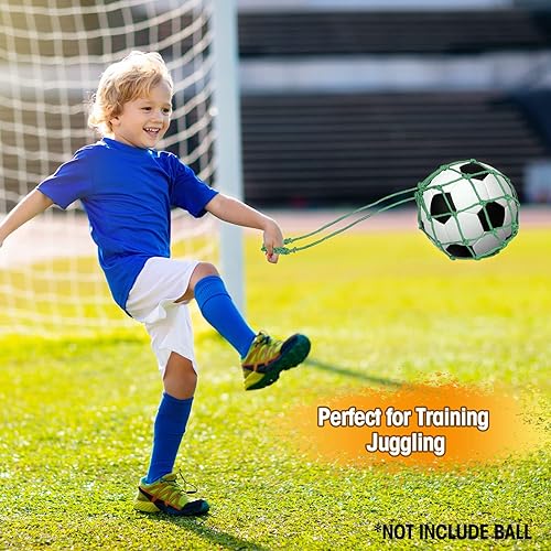 Miniatura 4 de Leitee Red de pelota de fútbol para entrenamiento de fútbol soporte de pelota de fútbol para niños accesorios y equipo de entrenamiento de fútbol