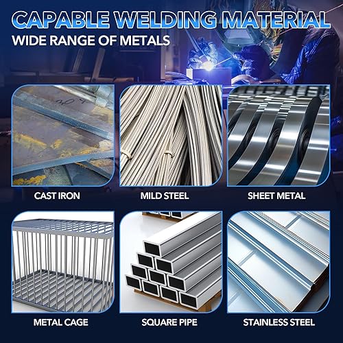 Vista 16 de TRQWH Máquina de soldadura 120A de mano 110V soldador de palo portátil Máquina soldadora ARC Inverter IGBT Mini máquina soldadora MMA apta