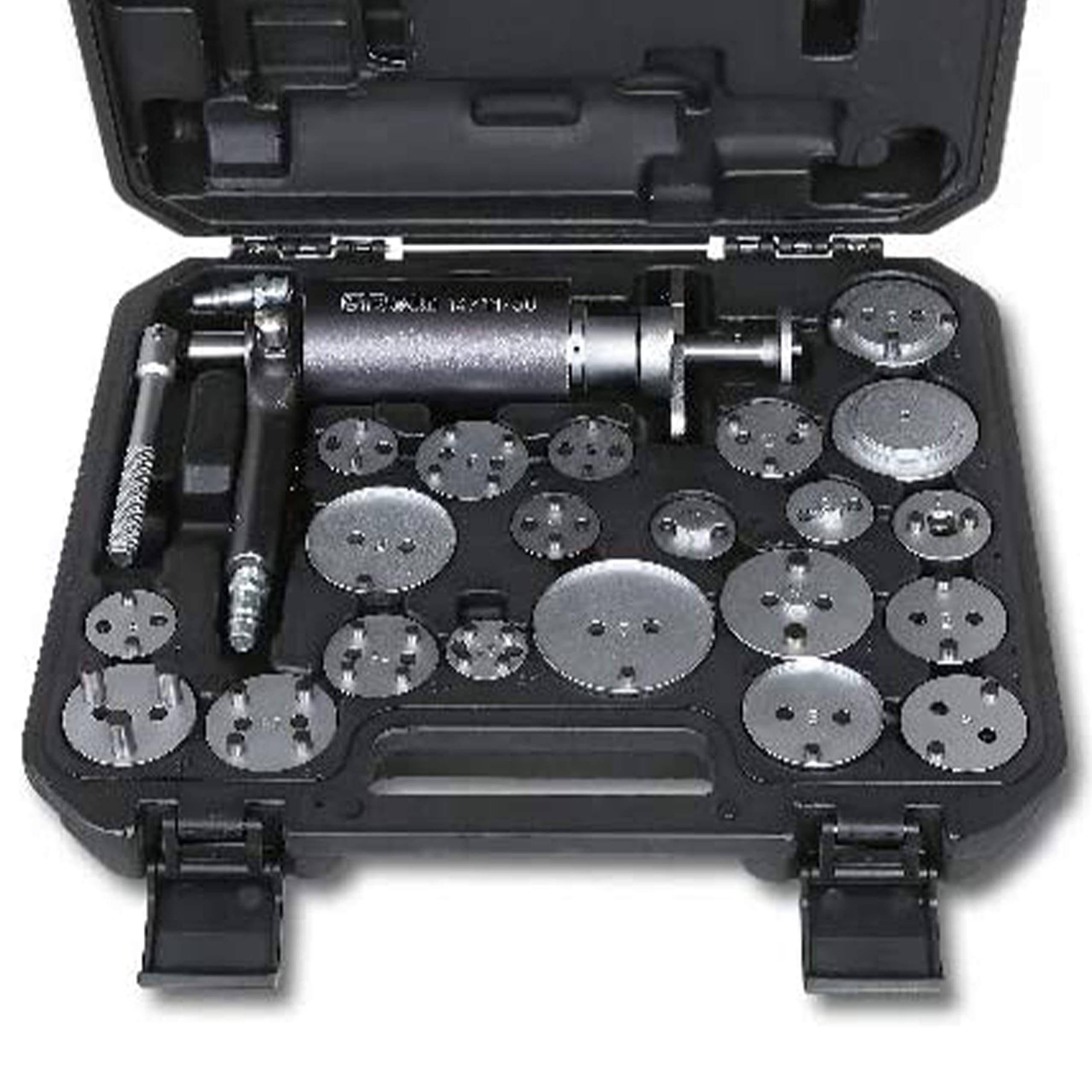 Beta 1471M/C22 - Utensile pneumatico per arretrare e ruotare i pistoncini dei freni a disco destrorsi e sinistrorsi con accessori