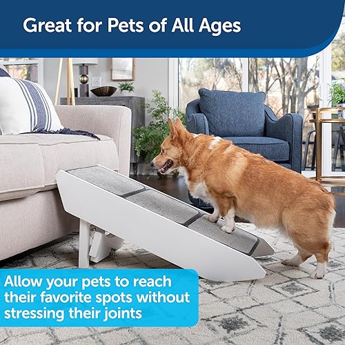 Miniatura 3 de PetSafe CozyUp - Combo de escalones y rampas - Escaleras transformadoras de madera prémium para perros para camas altas, elige entre escalones o