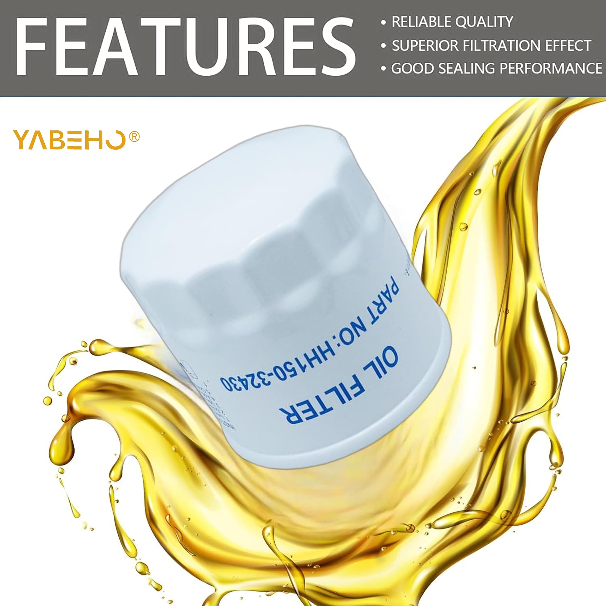 70000-15241 HH1J0-32430 HH150-32430 Oil Filters For Kubota D722 D902 WG750 WG752 WG972 Grasshopper 321D 325 325D 329 432 721 721D 725 729 932 Tractors Engines