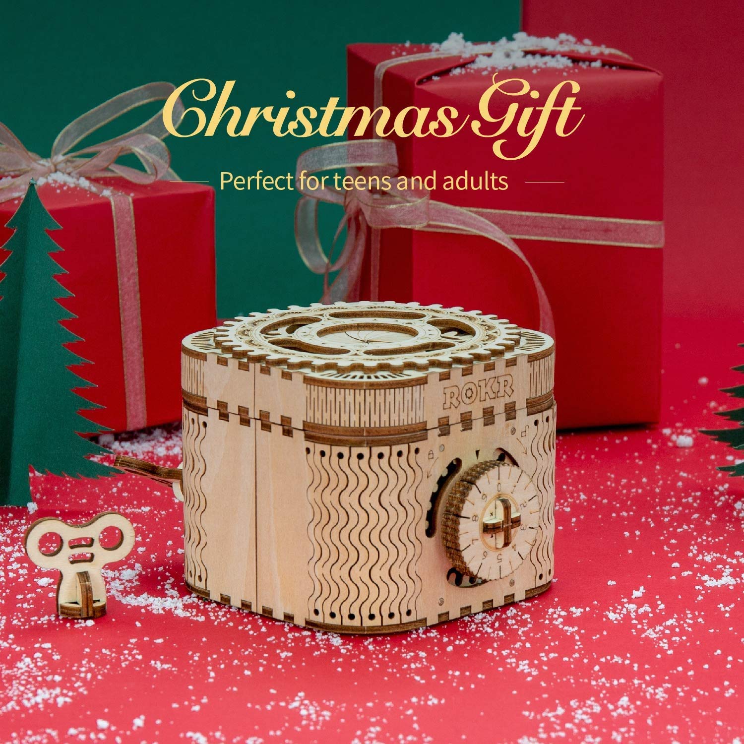 木製パズル完成品オーダー。クリスマス 楽天市場】Ugears ユーギアーズ アンバーボックス 70090 Ambor Box 3D