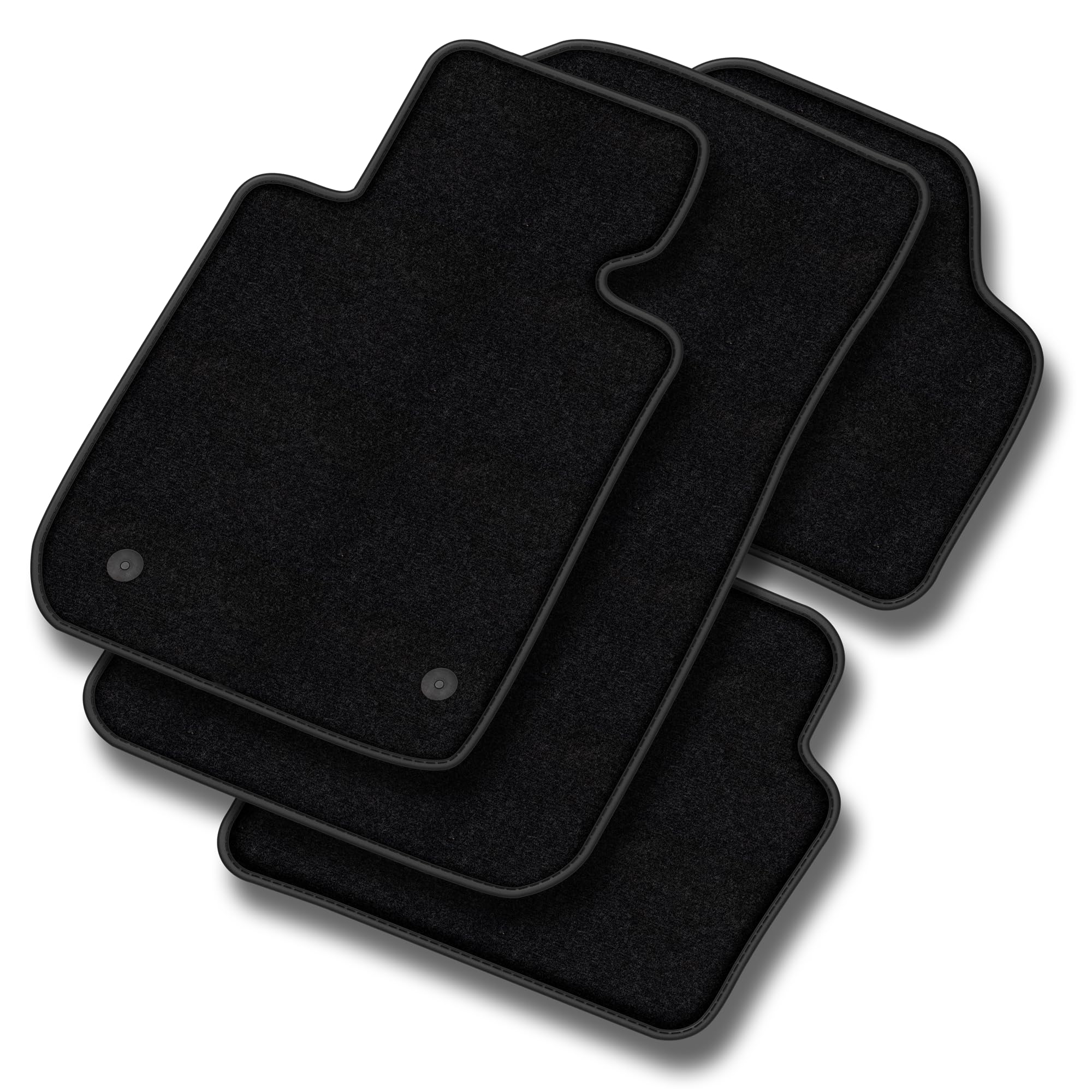 M MOTOS Alfombrilla De Conductor Estándar Velours De 1 Pieza Compatible Con Toyota Yaris I 1999-2003 - Standard, Tejido, Negro Lado Del Conductor - Experimente Un Nuevo Confort De Conducción Con Una