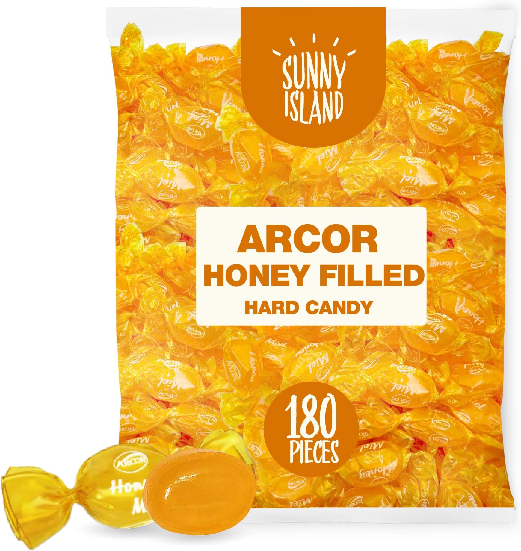 Primrose Double Honey Bee Filled Hard Candy 3 LB Bulk Bags Grocery & Gourmet Food