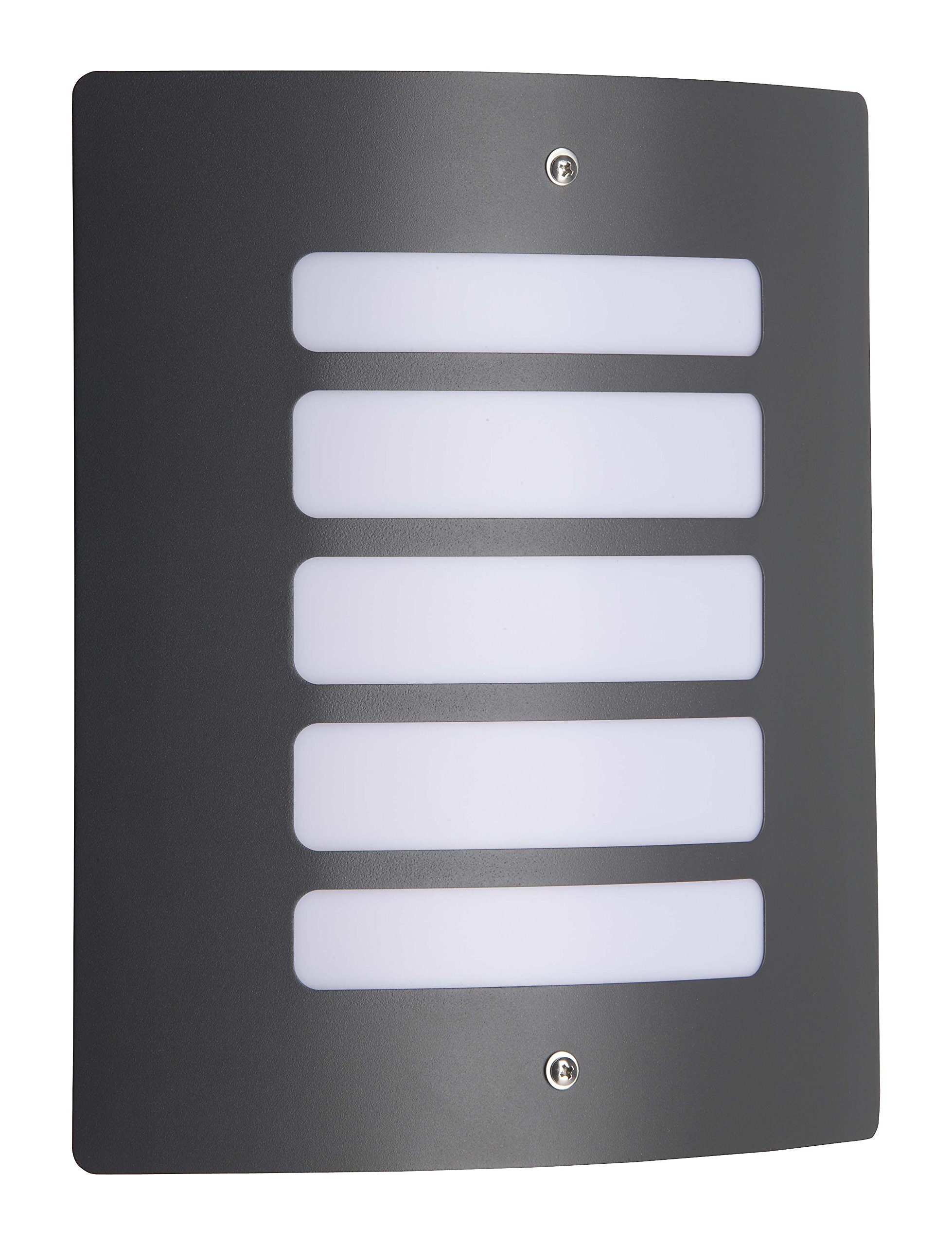 Brilliant 47682/63 Todd - Lámpara de pared para exteriores (plana), color gris antracita