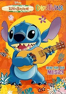 Colortivity Lilo & Stitch Coloring Books - Set Of 2 Activity Books 80 Pages Each
