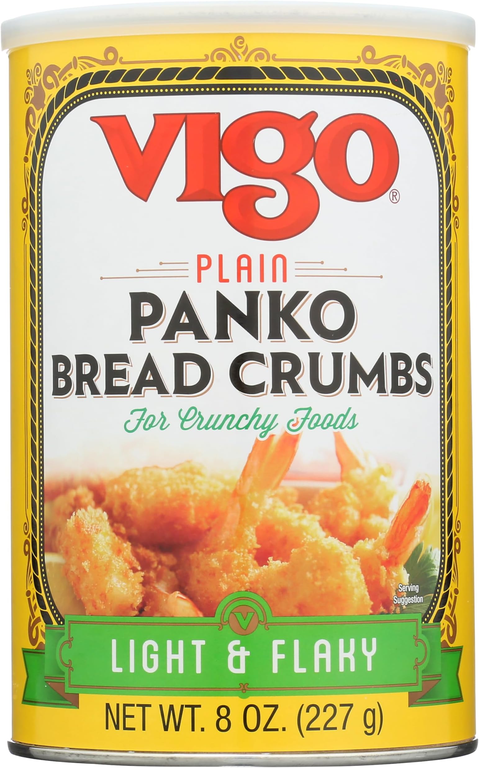 Vigo Breadcrumb Panko Plain, 8 oz (Packaging May Vary)