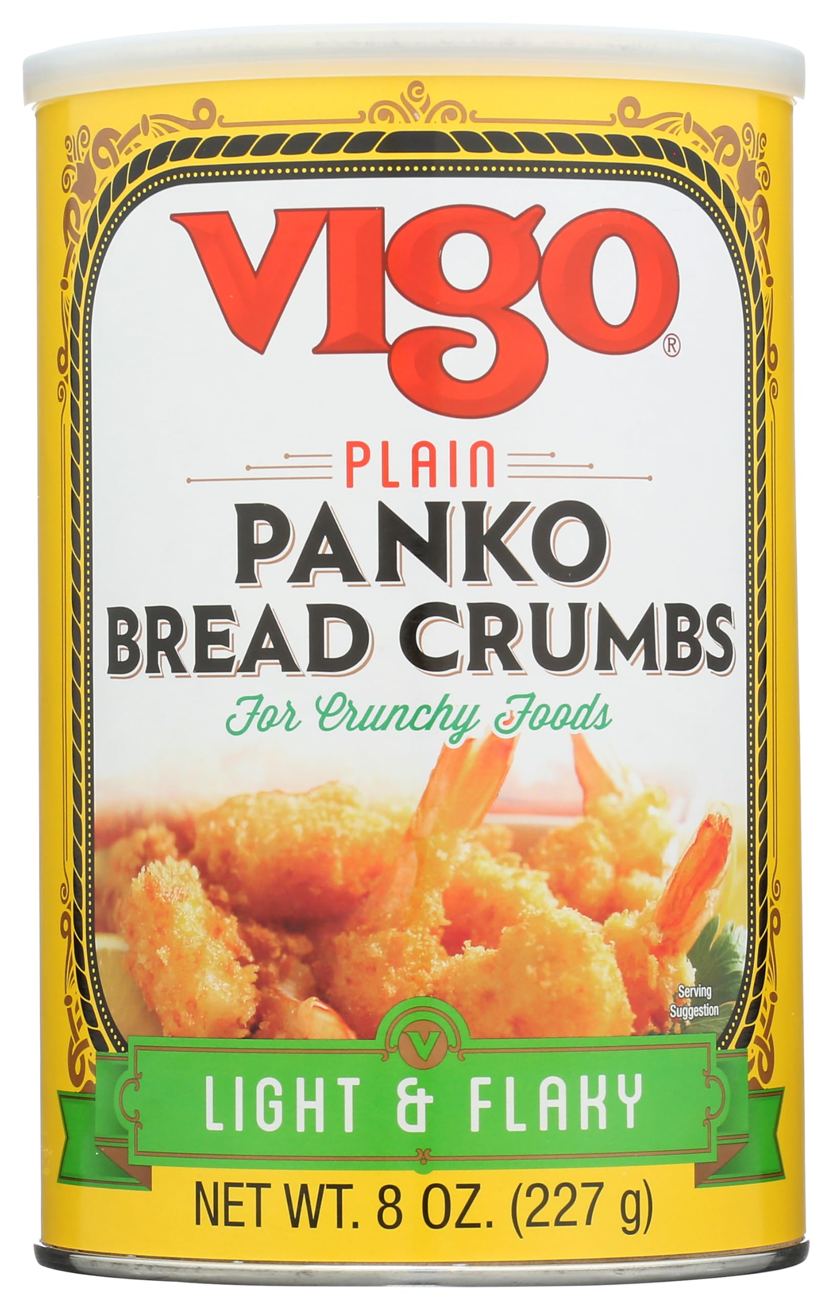 Vigo Breadcrumb Panko Plain, 8 oz (Packaging May Vary)