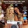 Digital Camera Upgraded 4K Digital Camera with SD Card Autofocus, 48MP Digital Camera with Flash Viewfinder & Dial, Vlogging Camera for Photography