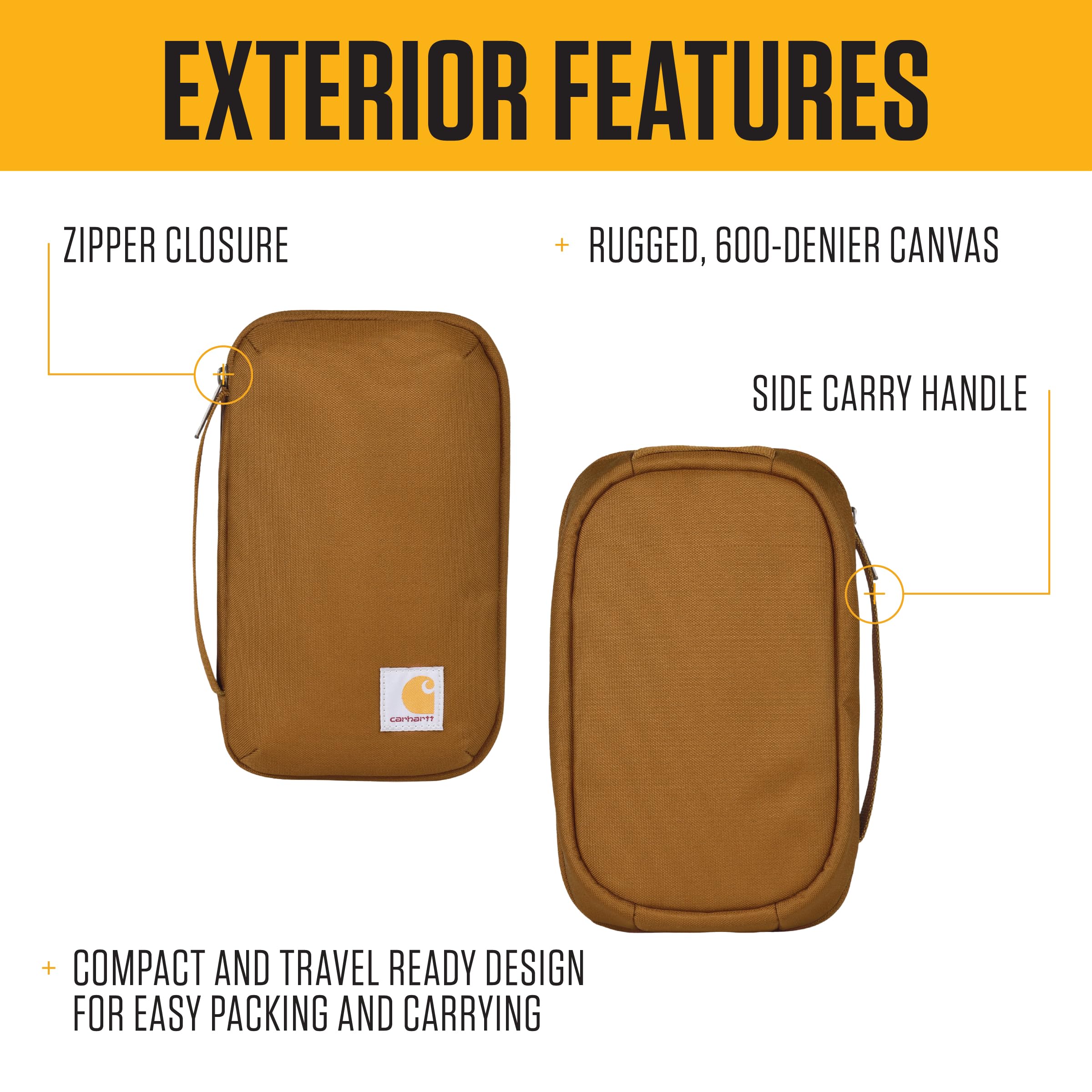 Carhartt 600-Denier Tool Organizer, Durable Water-Resistant, Soft Carhartt 600-Denier Tool Organizer, Durable Water-Resistant, Soft