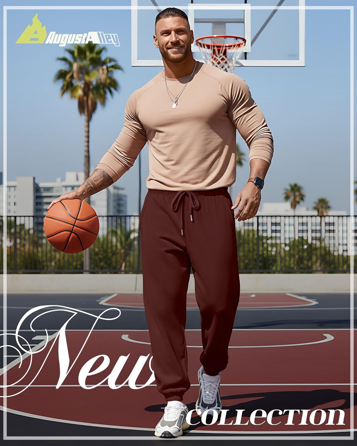 3 Pack Big and Tall Sweatpants for Men Athletic Workout Jogger Lounge Pants with Pockets and Drawstring - Image 2