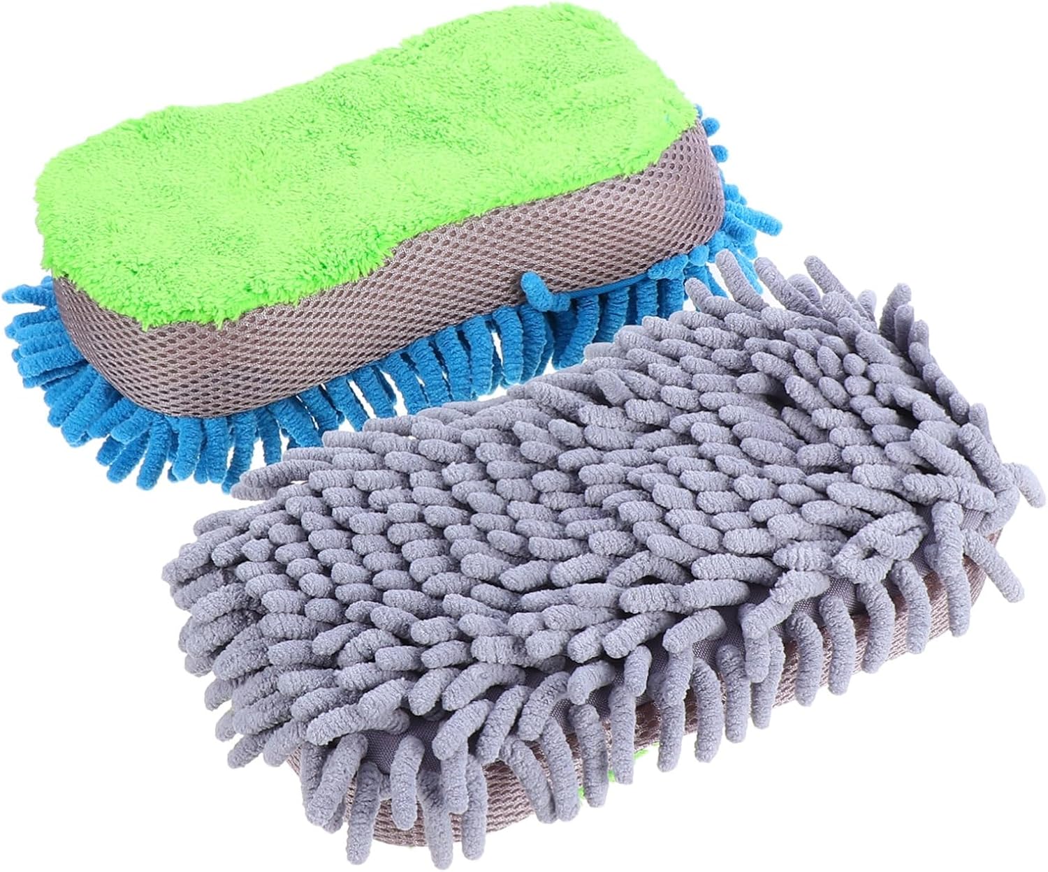 ORFOFE 2pcs Car Cleaning Sponge Block Auto Wash Sponge for Car Paint Interior Cleaner Random Color