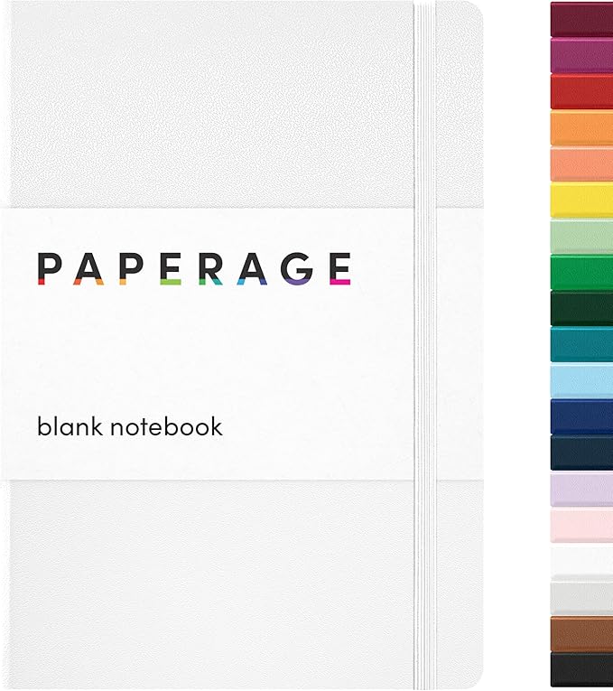 PAPERAGE Blank Journal Notebook - Premium quality journal for writers and creatives