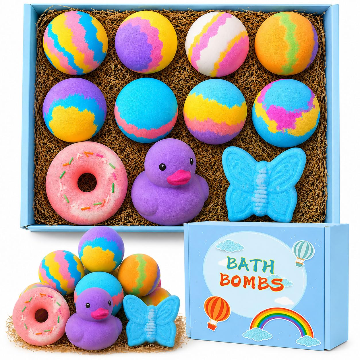 Seychelles Bubble Bath Bombs with toys inside, 100 gm Each SLS Free, Coconut Based Product, Safe Kids 1+, Free from Heavy Metal Residues-picture-22