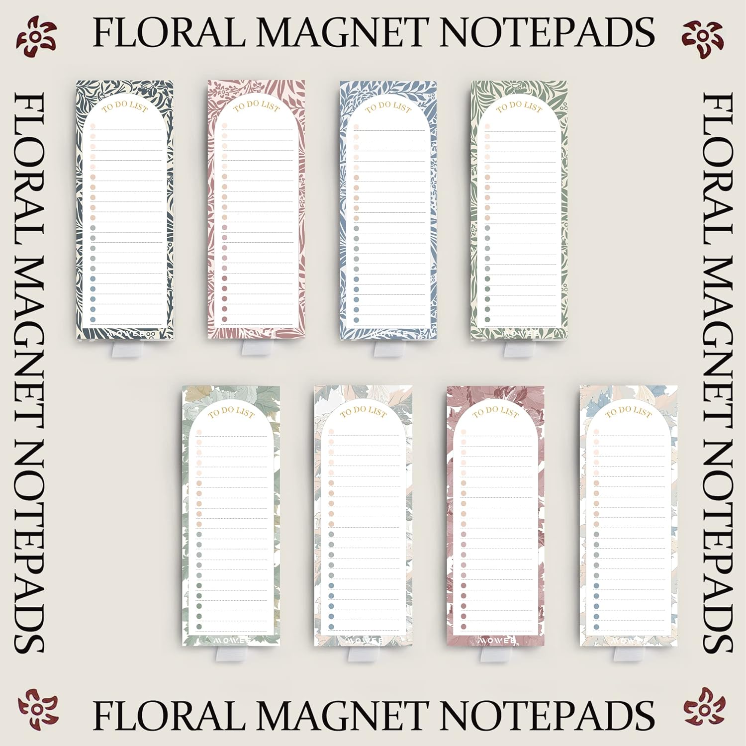 Buy Notepads for Fridge, Grocery List, to Do List, Note pad with Pen Holder, 8