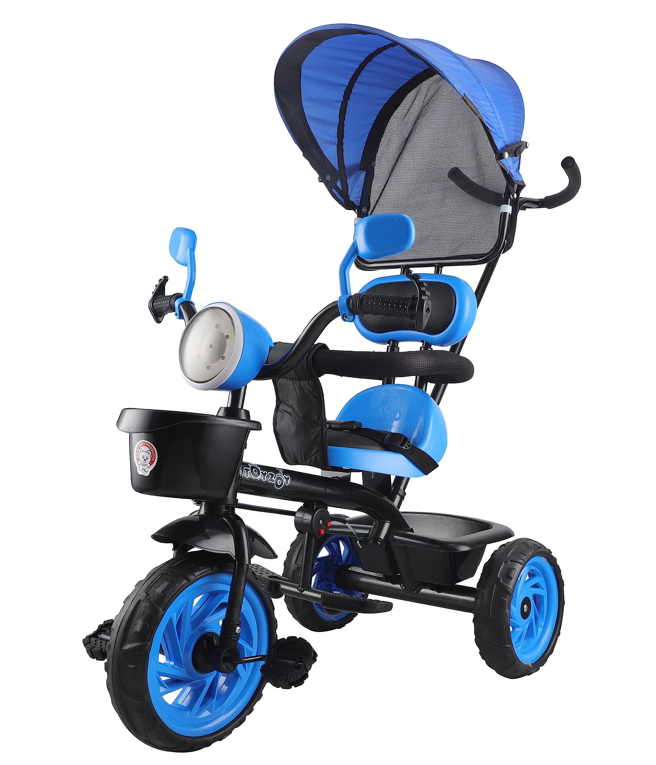 JoyRide Musical Tricycle for Kids Trike with Canopy for Kids| Boys|Girls Age Group 2 to 5 Years Tricycle (Blue) (B0C77RXCD5) Amazon Price History, Amazon Price Tracker