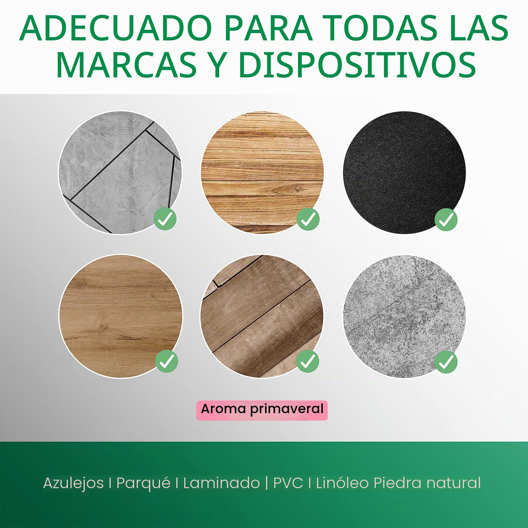BiOHY Limpiador de suelos para robot limpiador estación con aroma primaveral (2 x 1 litro) + dosificador, detergente concentrado para todos los robots limpiadores y aspiradores con función húmeda,