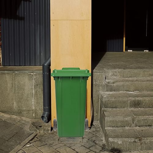 Miniatura 6 de Angoily Piezas de repuesto de rueda de basura, accesorios de cubo de basura, plástico negro (tipo específico) 7.3 in (diámetro) 3,53 libras