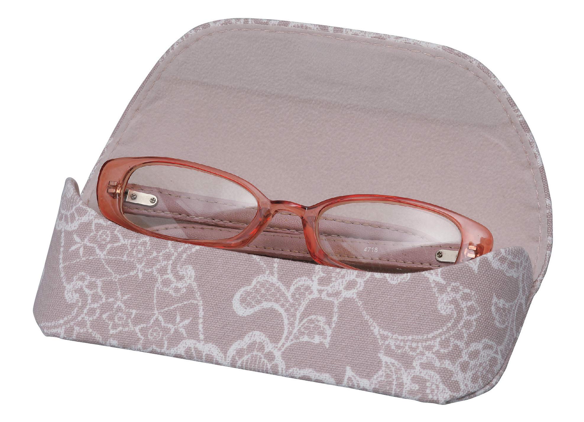 Amazon.co.jp: パール(Pearl) 眼鏡ケース グレー セミハード コットン