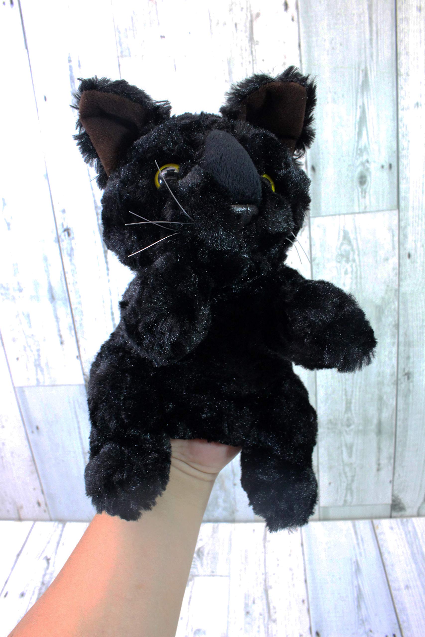 BLACK CAT　ハンドパペット　2種セット Amazon.co.jp: テイクオフ ぬいぐるみ ハンドパペット ネコ ブラック