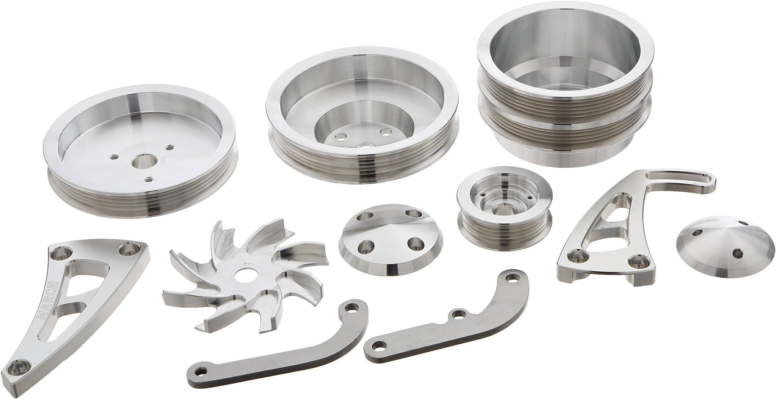 March Performance 22030 Performance Small Block Bolt-On Serpentine Conversion Kit