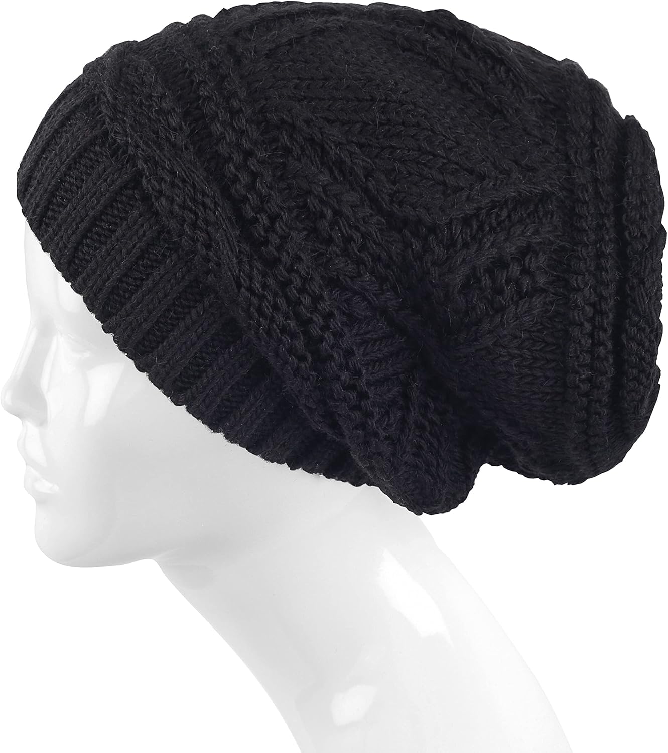 Lilax Knit Slouchy Oversized Soft Warm Winter Beanie Hat - Image 7