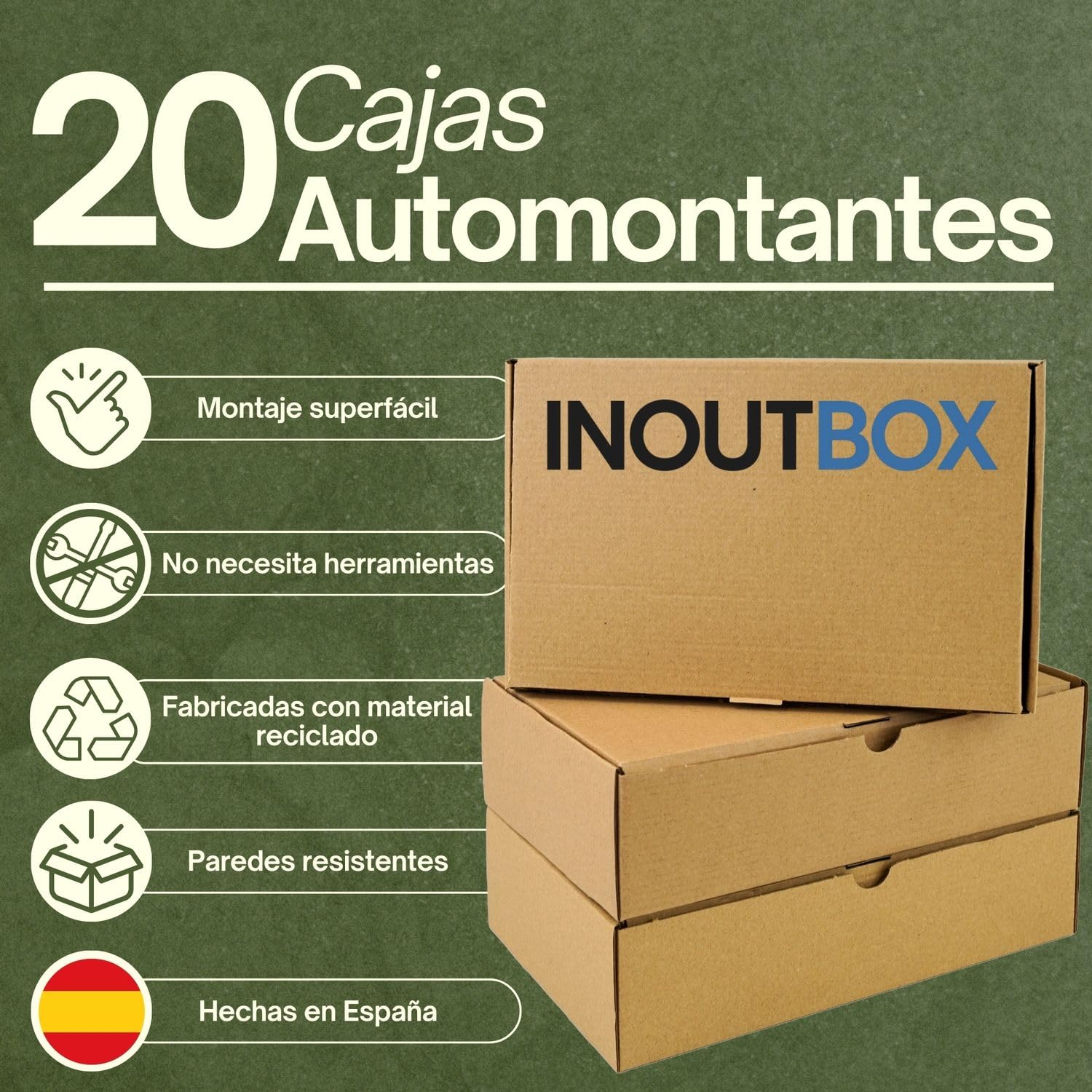 Cajas Carton Pequeñas para Envios 20Pcs | Caja Cartón Regalo | Cajas para Envios de Paquetes | Embalaje para Envíos | Packing Boxes | Cajas de Carton para Mudanzas | Cardboard Boxes 25x16x7cm