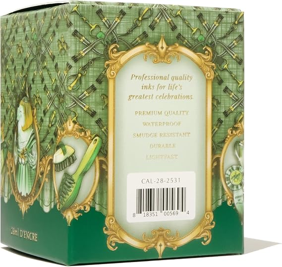 Ferris Wheel Press, Calligraphy Ink, Galloping Green, Deep Racing Green, 28ml