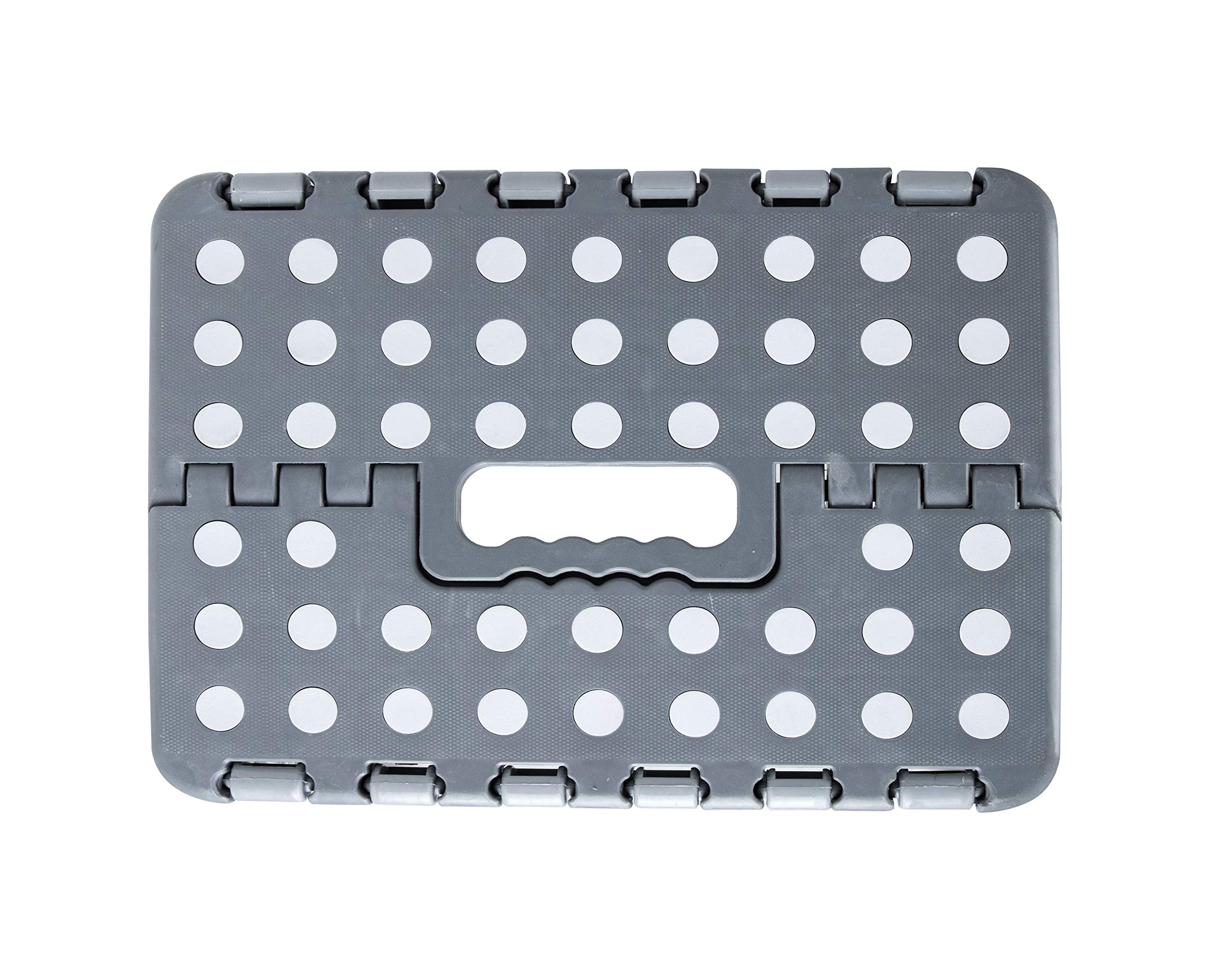 ADGO Sgabello pieghevole, pieghevole, stabile, pieghevole, sgabello portatile, da cucina, pesca, per interni ed esterni, facile da riporre, giardino, viaggio, 39 x 22 x 39 cm