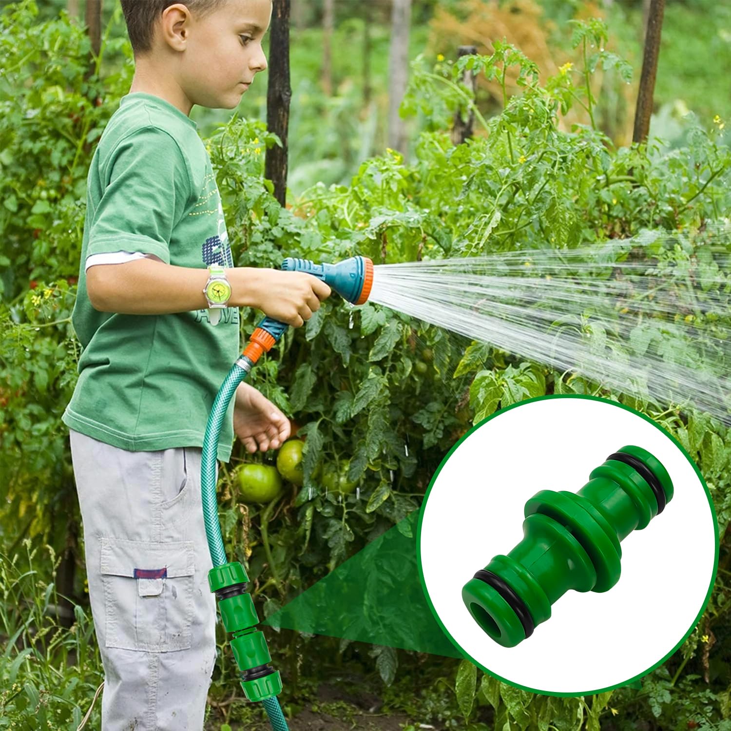 Hotop 6 Pièces Double Connecteur De Tuyaux Mâles Raccords De Tuyaux Mâles 405155385377