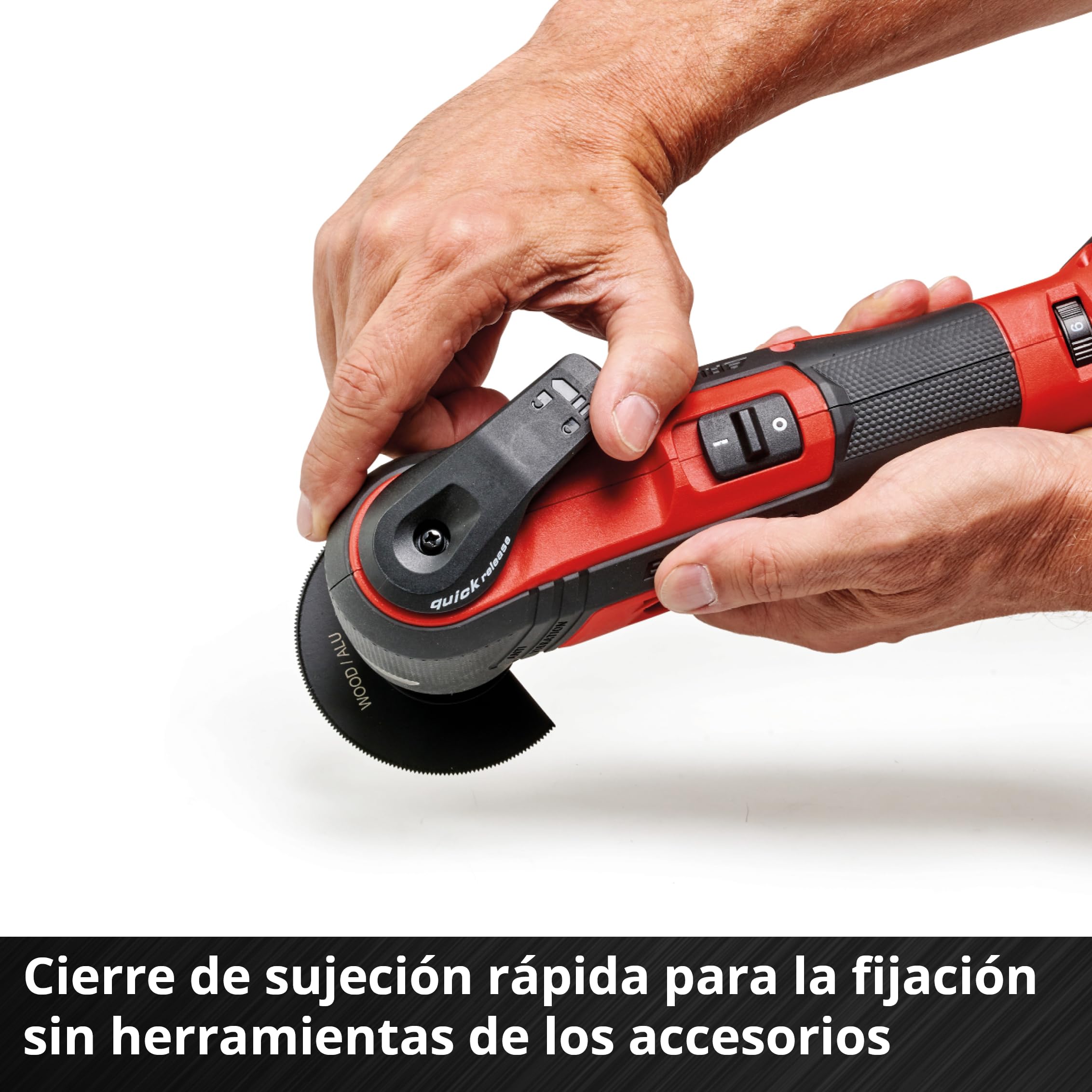 Einhell Professional Herramienta multifunción con batería TP-MG 18 Li BL-Solo Power X-Change (18 V, 3 funciones, portaherramientas magnético, incl. accesorios, sin batería)