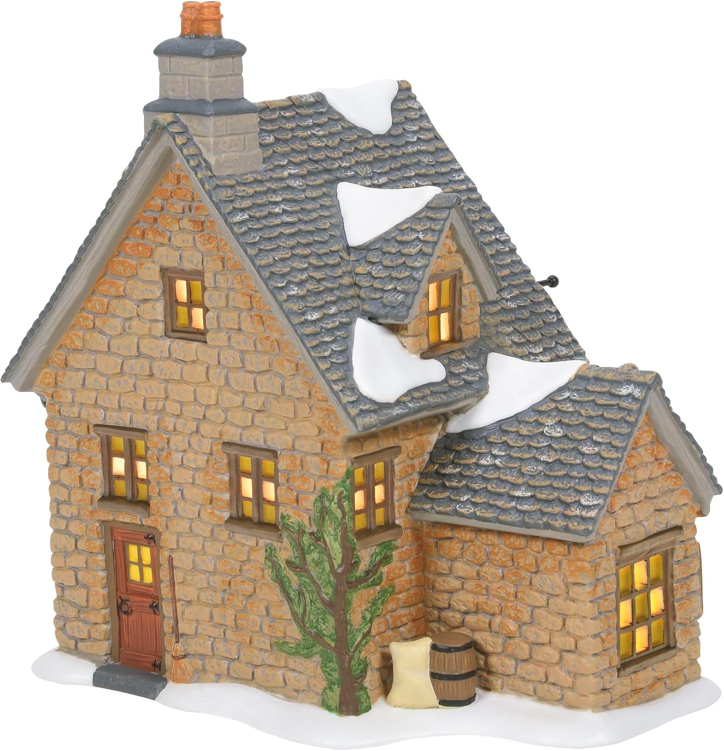 Department 56 Dickens' Village Cotswold Greengrocer Lit Building, 6.61 Inch, Multicolor