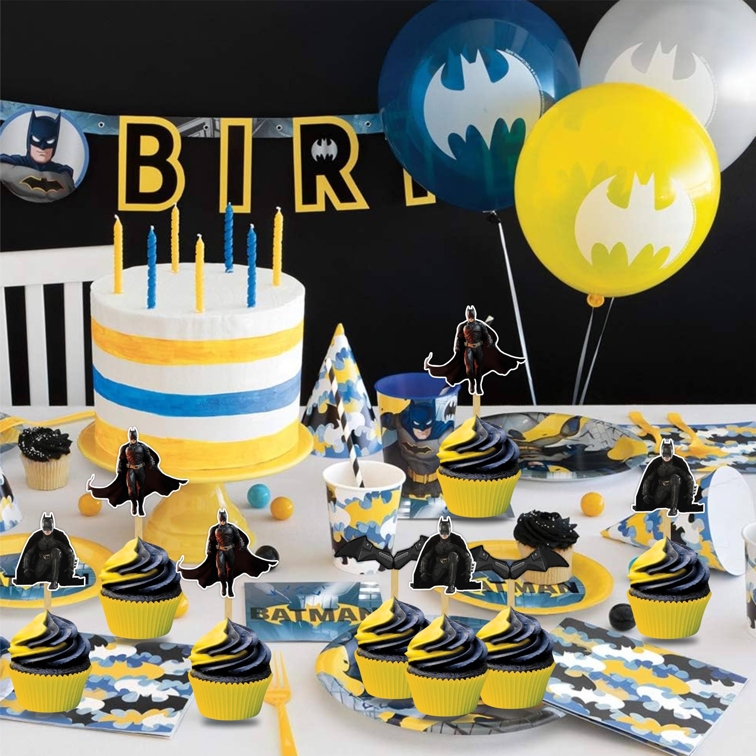 Seyal® Topper per cupcake Batman