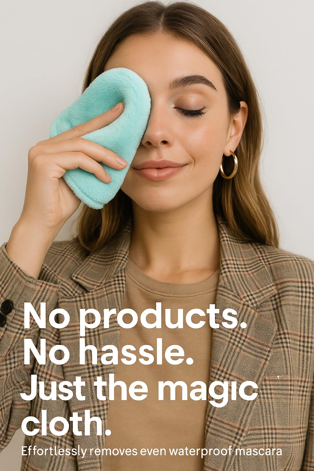 Reusable Makeup Remover Cloths (4 Pack), Microfibre Face Cloths Remove Makeup With Just Water, Eco Friendly - Image 2