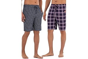 Fruit of the Loom Men's 2 Pack Beyondsoft Performance Knit Sleep Short