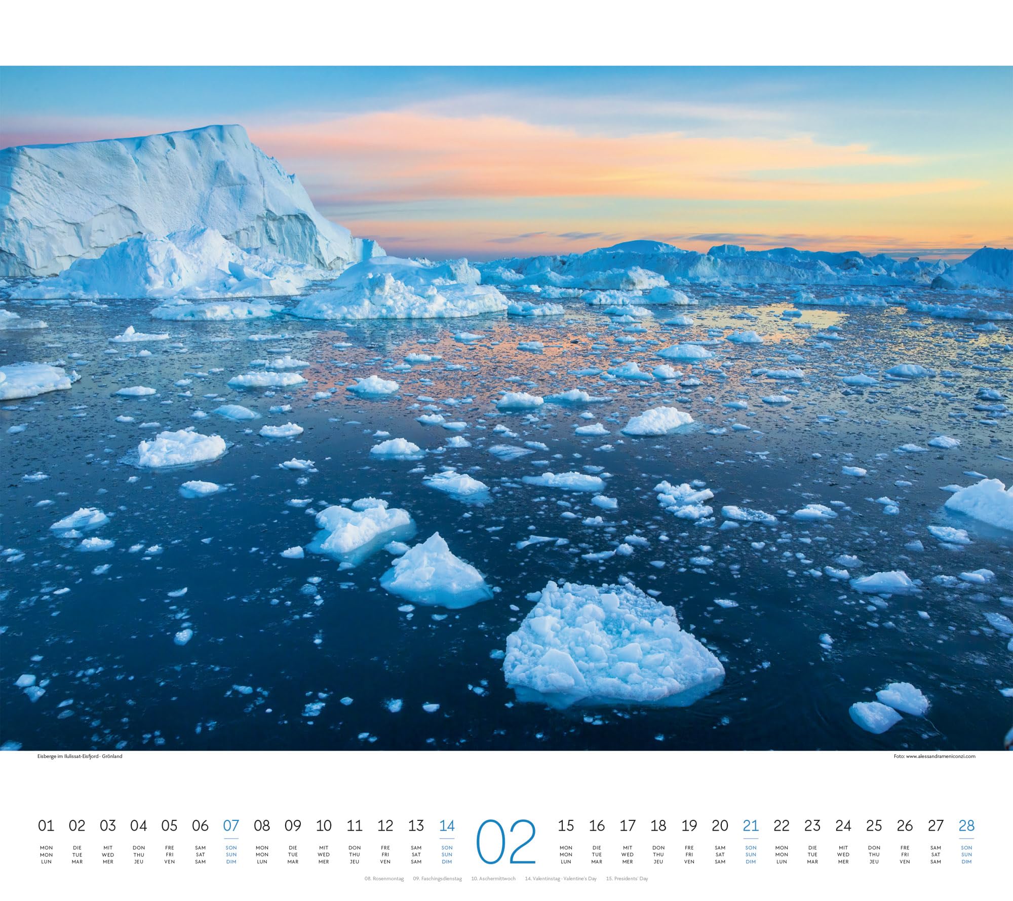 Phantastische Landschaften Kalender 2027 | Bildgewaltiger Natur-Kalender im großen Querformat (54x48 cm) | Beeindruckende Landschaften aus aller Welt