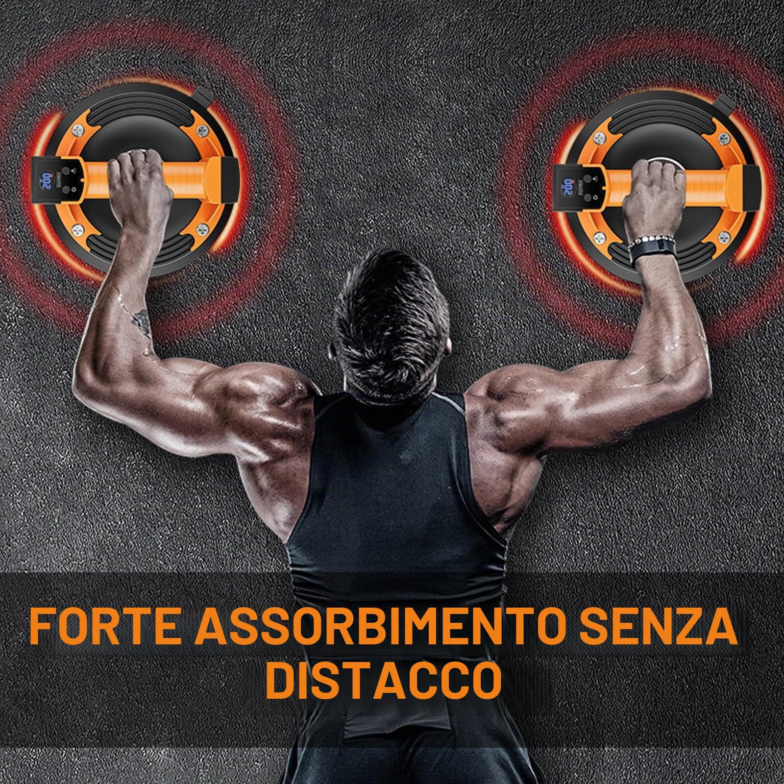 Ventosa a Batteria per Superfici Lisce – 200 KG di Forza di Aspirazione, Display LCD, Batteria 2500 mAh Fino a 7 Ore, Ideale per Piastrelle, Vetro e Marmo