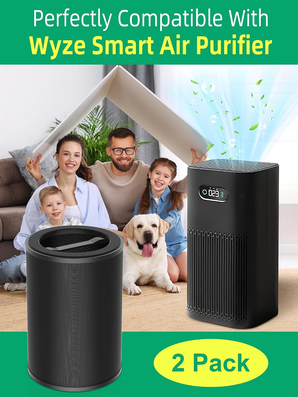 Formaldehyde Replacement Filters Compatible with Wyze Smart Air Purifier image 2