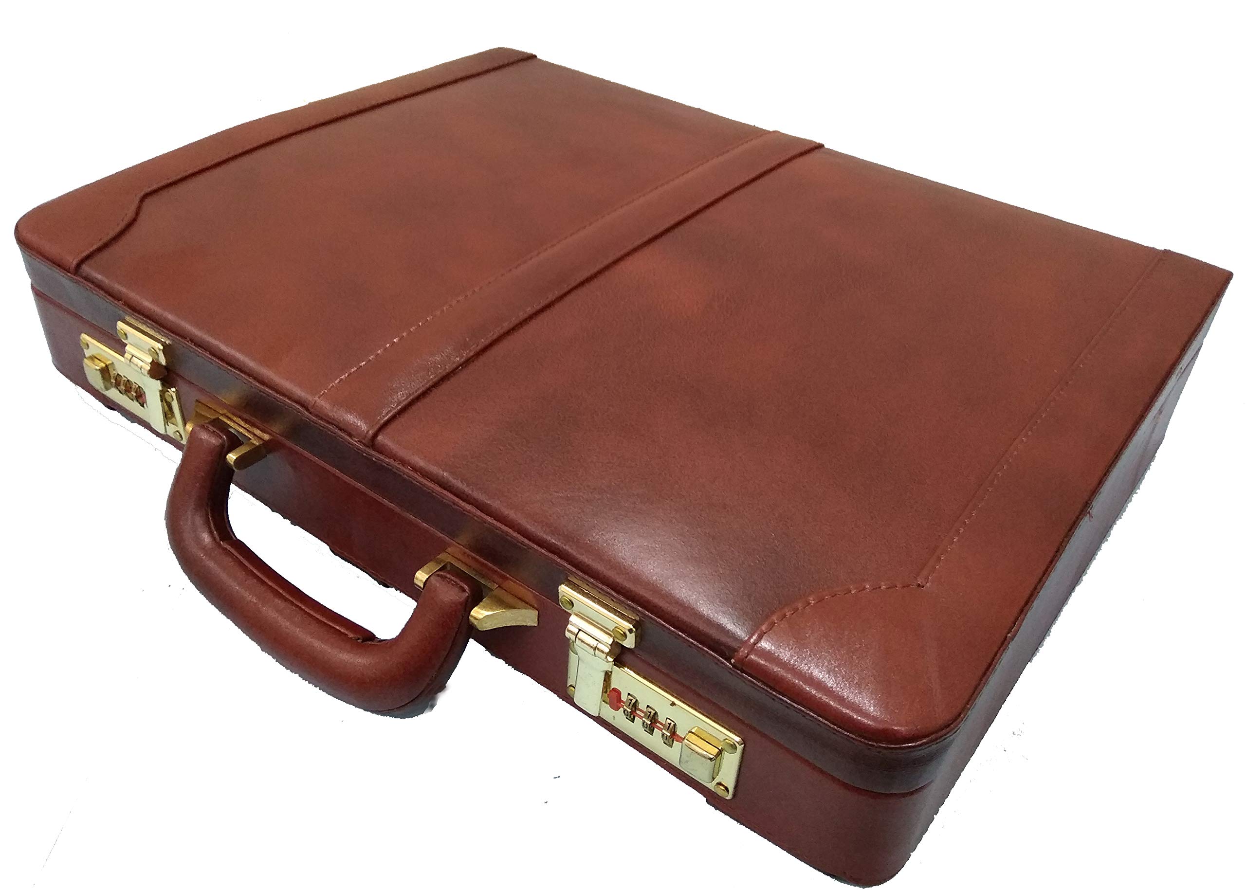 zint Genuine Leather Brown Briefcase-picture-50